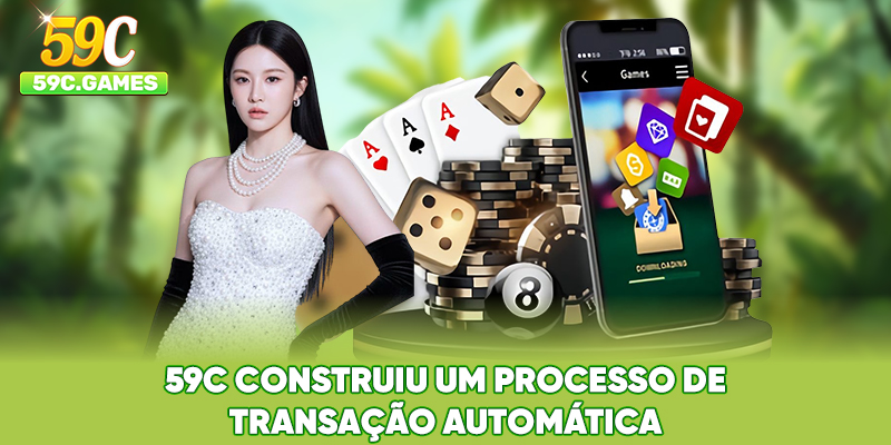 59C construiu um processo de transação automática