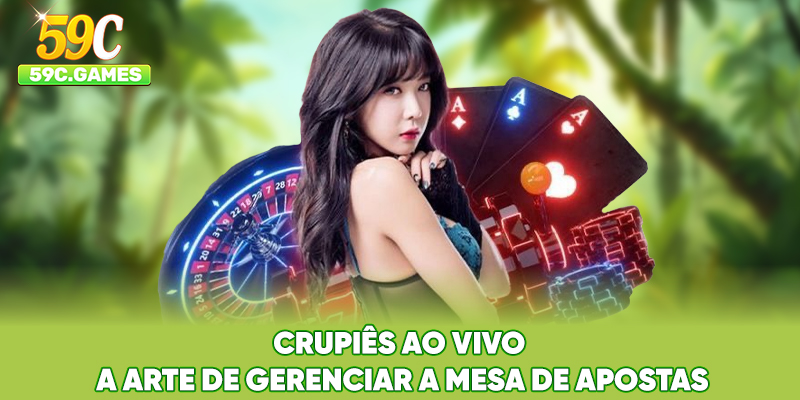 Crupiês Ao Vivo - A Arte De Gerenciar A Mesa De Apostas