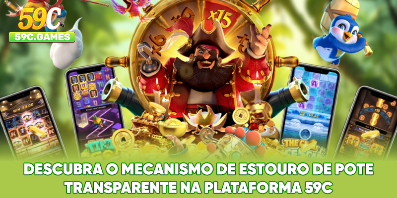 Descubra o mecanismo de estouro de pote transparente na plataforma 59C