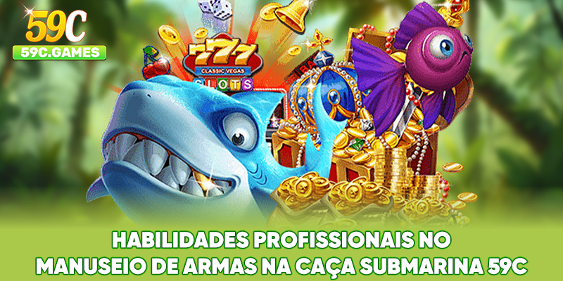 Habilidades profissionais no manuseio de armas na Caça submarina 59C