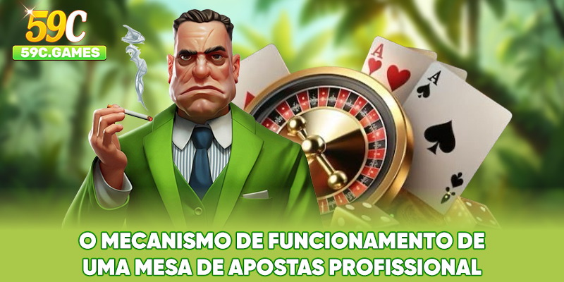 O mecanismo de funcionamento de uma mesa de apostas profissional