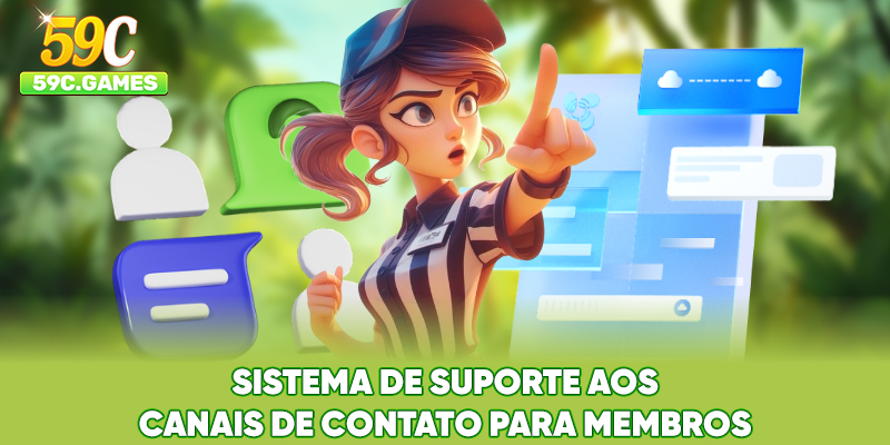 Sistema de suporte aos canais de contato para membros
